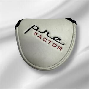 PINEMEADOW GOLF Putter Headcover PRE FACTOR Head Cover White